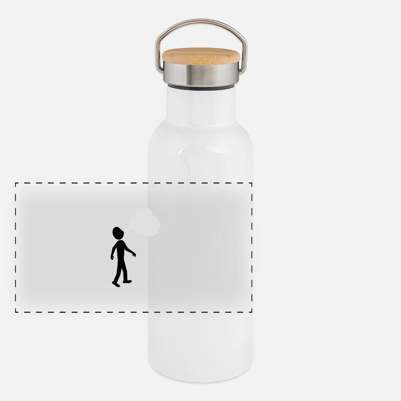 pusten Panorama Thermosflasche mit Bambusdeckel