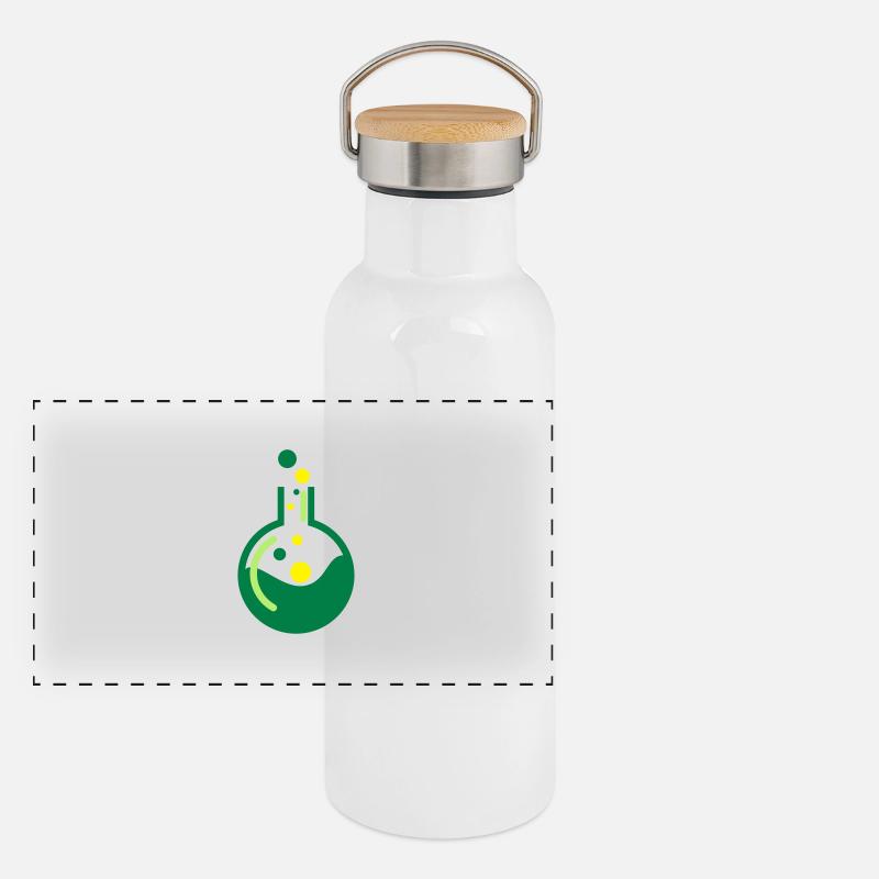 POTION Gourde isotherme avec bouchon en bambou