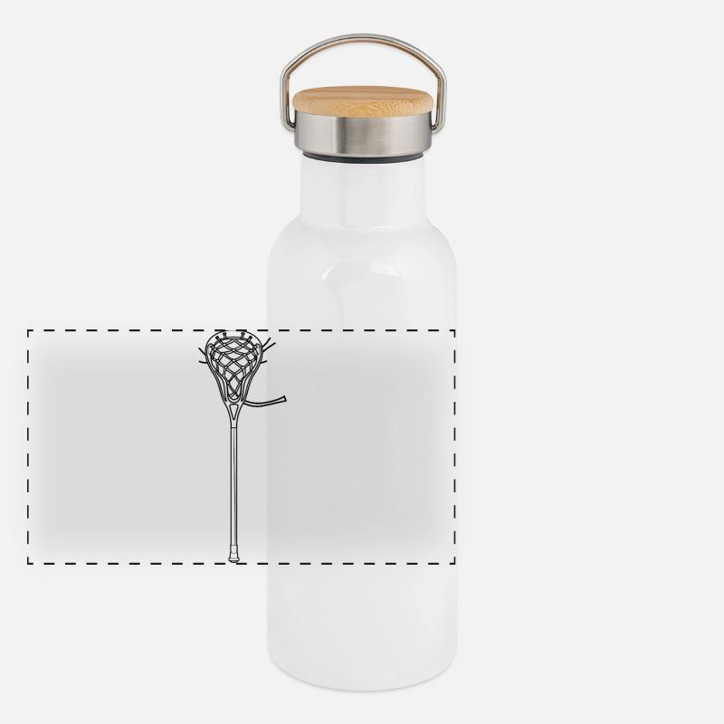 Bâtons de crosse Gourde isotherme avec bouchon en bambou