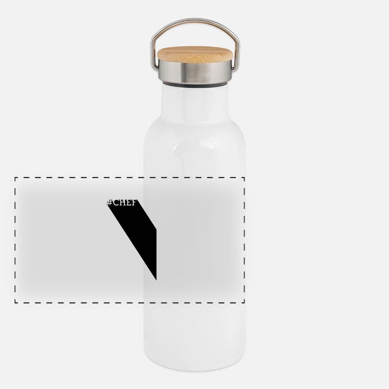#CHEF - Long Shadow Panorama Thermosflasche mit Bambusdeckel