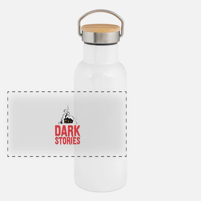 DARK STORIES Panoramic Thermal Bottle with Bamboo Lid