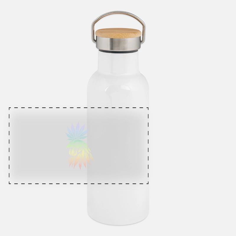 Rooster Panoramic Thermal Bottle with Bamboo Lid