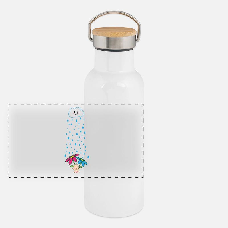 Shirt de maternité douce Gourde isotherme avec bouchon en bambou