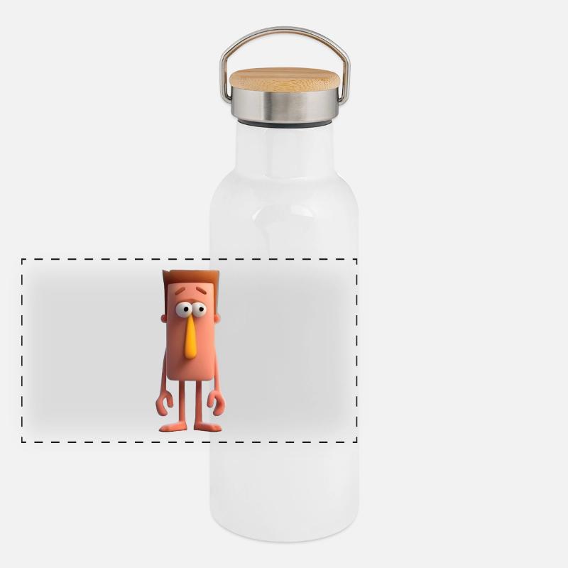 Husband Panoramic Thermal Bottle with Bamboo Lid