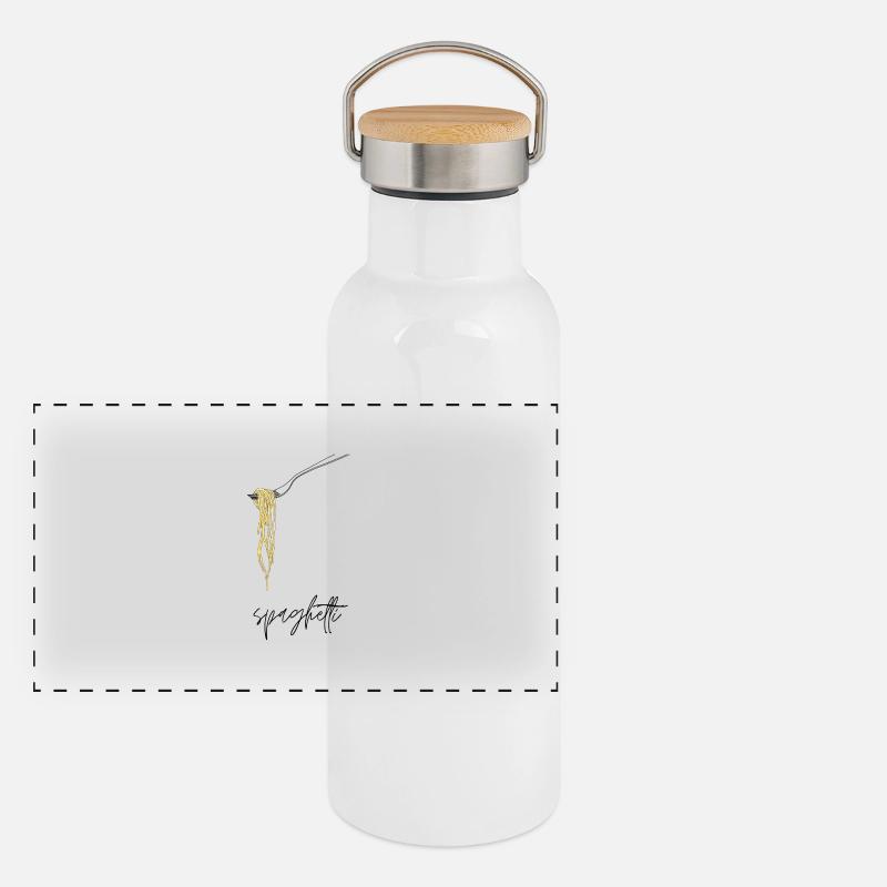 spaghetti Panoramic Thermal Bottle with Bamboo Lid