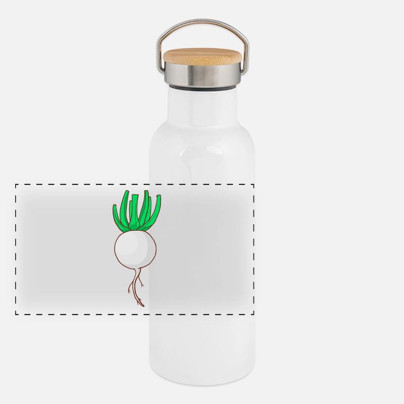 turnip Panoramic Thermal Bottle with Bamboo Lid