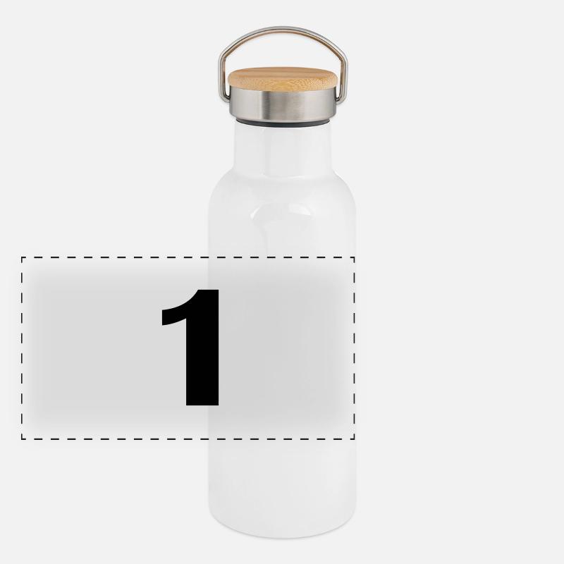 1 Panorama Thermosflasche mit Bambusdeckel