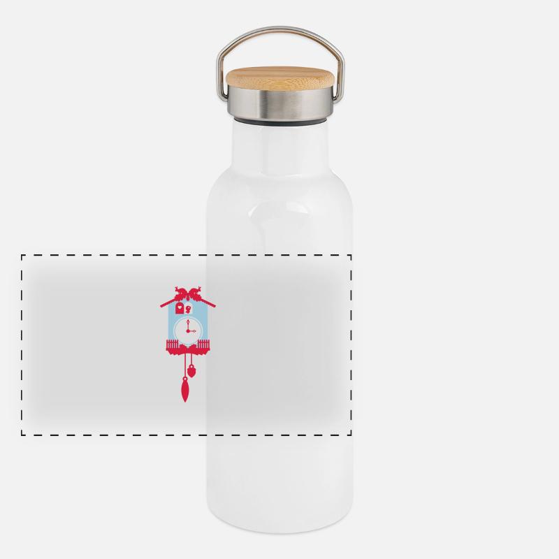Cuckoo Panoramic Thermal Bottle with Bamboo Lid