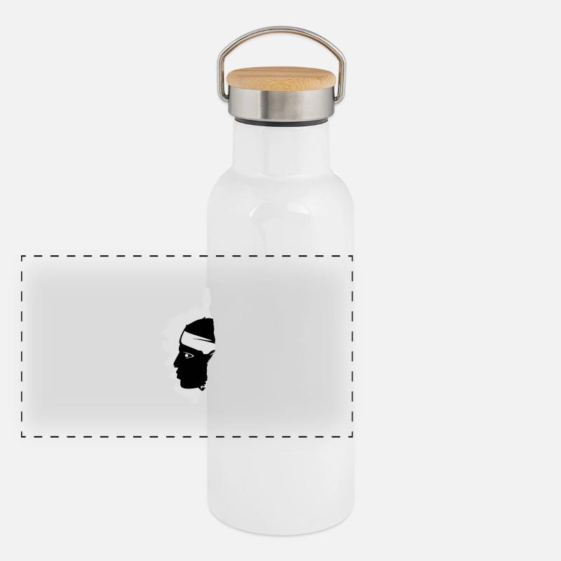 Corse Gourde isotherme avec bouchon en bambou