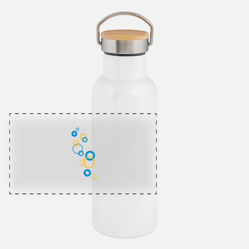 bubbles Panoramic Thermal Bottle with Bamboo Lid