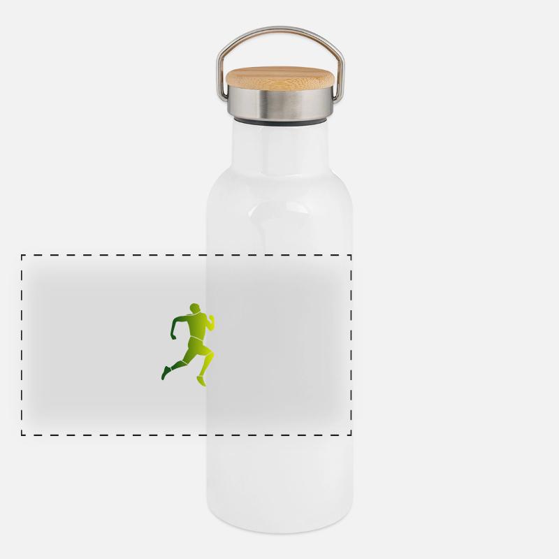 runner Panoramic Thermal Bottle with Bamboo Lid