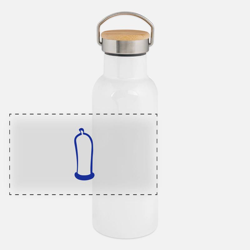 condom capote 1 Gourde isotherme avec bouchon en bambou
