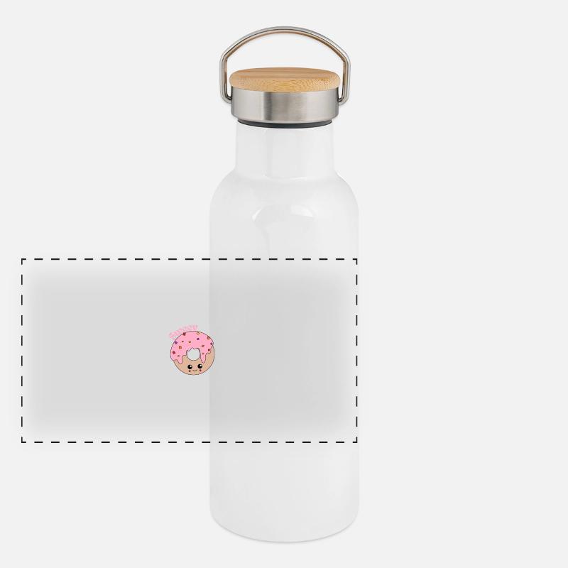 Beignet Gourde isotherme avec bouchon en bambou