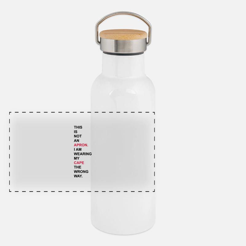 Apron Panoramic Thermal Bottle with Bamboo Lid