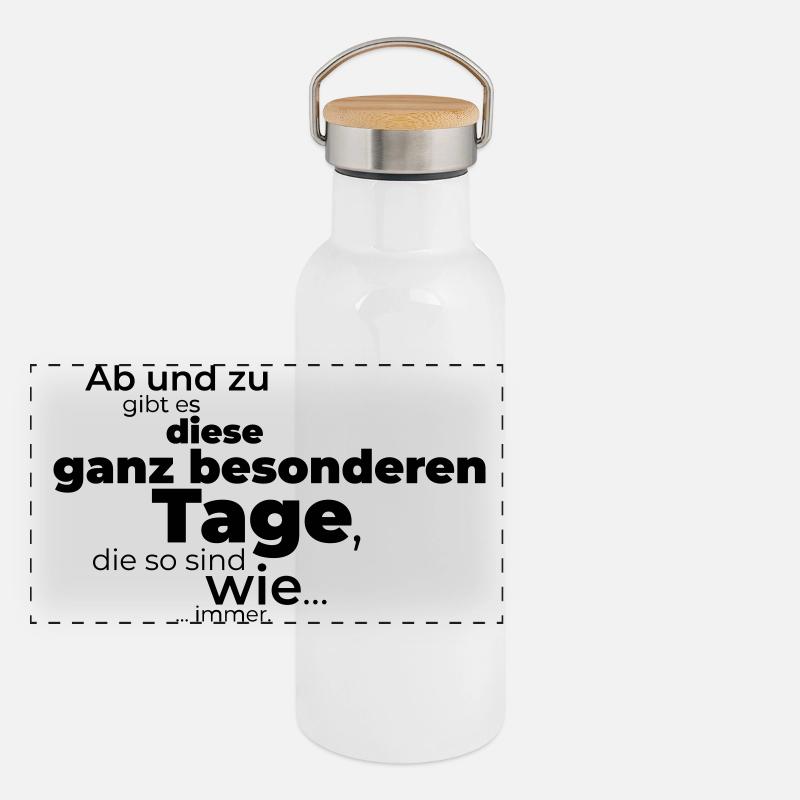 special days Panoramic Thermal Bottle with Bamboo Lid