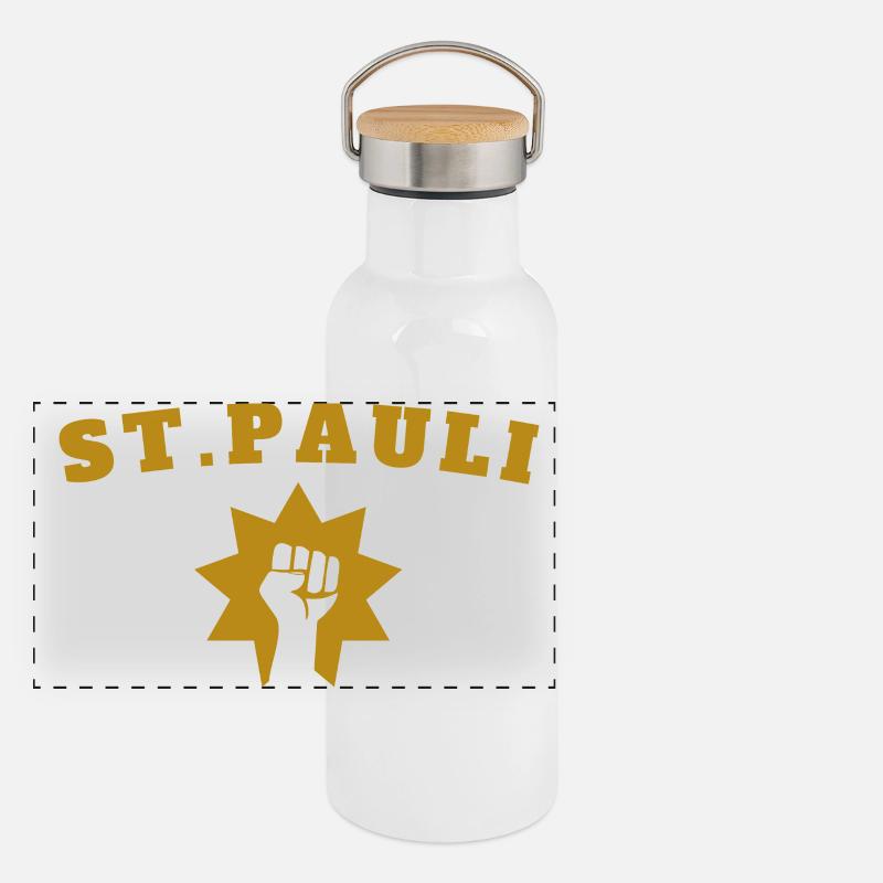 St.Pauli Panoramic Thermal Bottle with Bamboo Lid