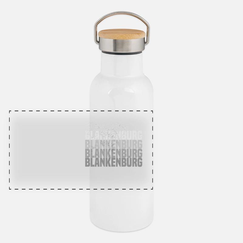 Blankenburg Panorama Thermosflasche mit Bambusdeckel