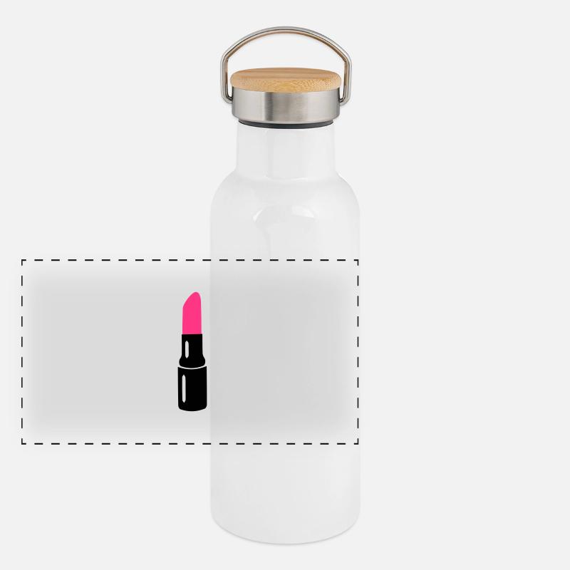 Panorama Thermosflasche mit Bambusdeckel