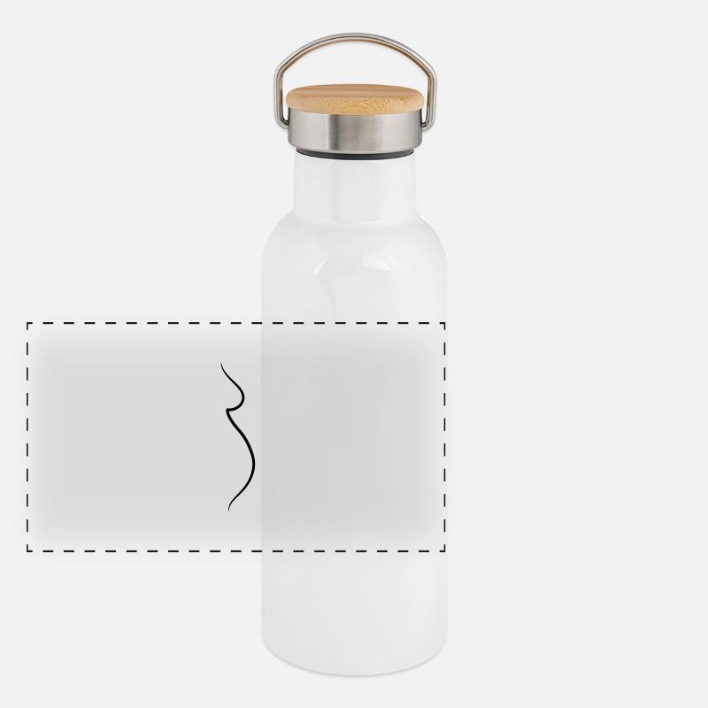 Pregnant Panoramic Thermal Bottle with Bamboo Lid