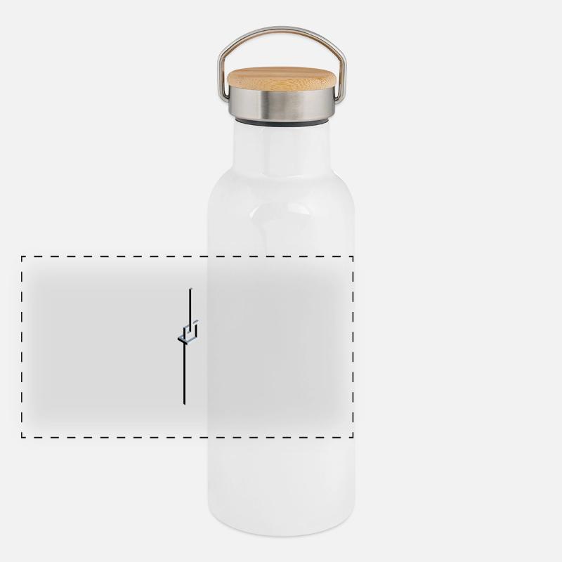 escher knot Panoramic Thermal Bottle with Bamboo Lid