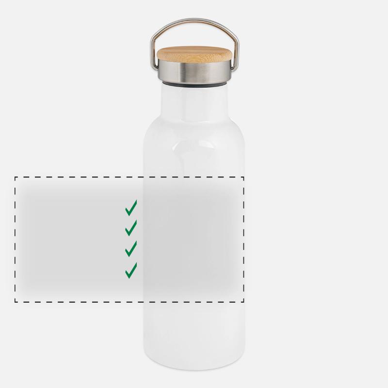 check-list Gourde isotherme avec bouchon en bambou