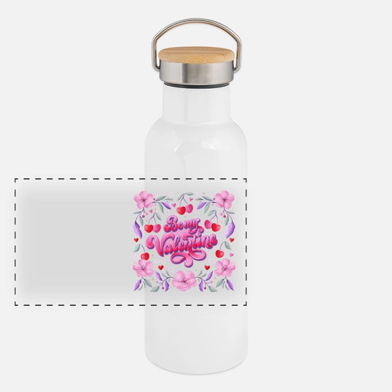 Be My Valentine Panoramic Thermal Bottle with Bamboo Lid