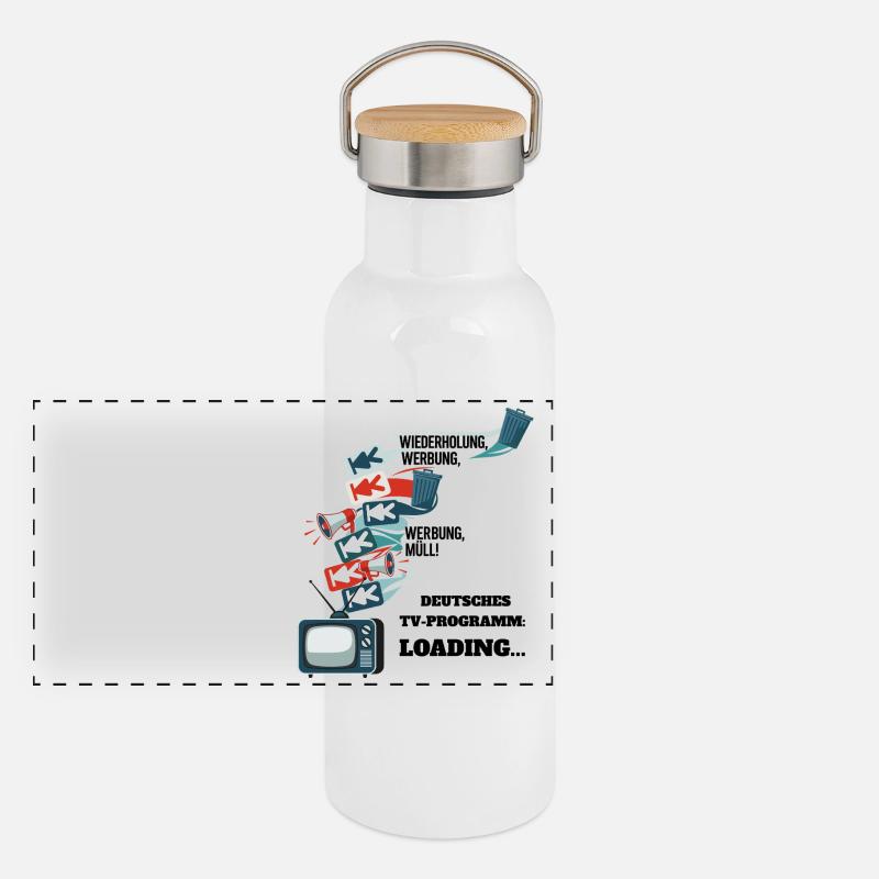 German TV Program: Loading... Panoramic Thermal Bottle with Bamboo Lid