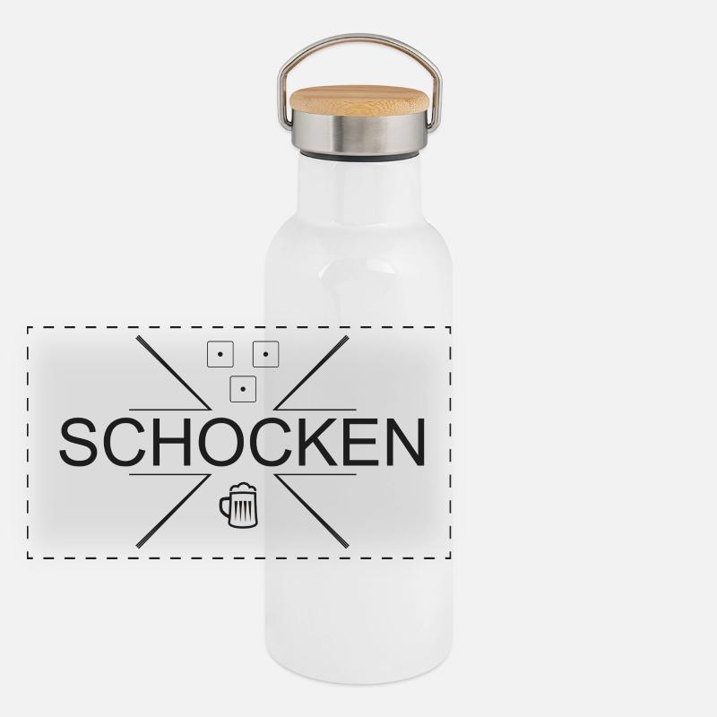 Schocken Panorama Thermosflasche mit Bambusdeckel