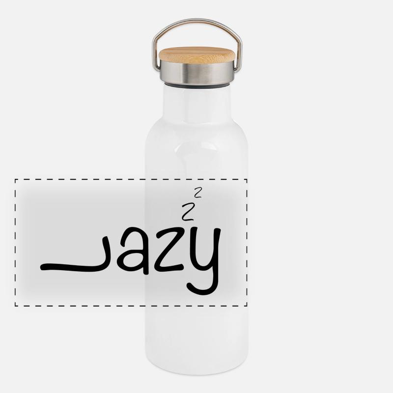 Lazy Panoramic Thermal Bottle with Bamboo Lid