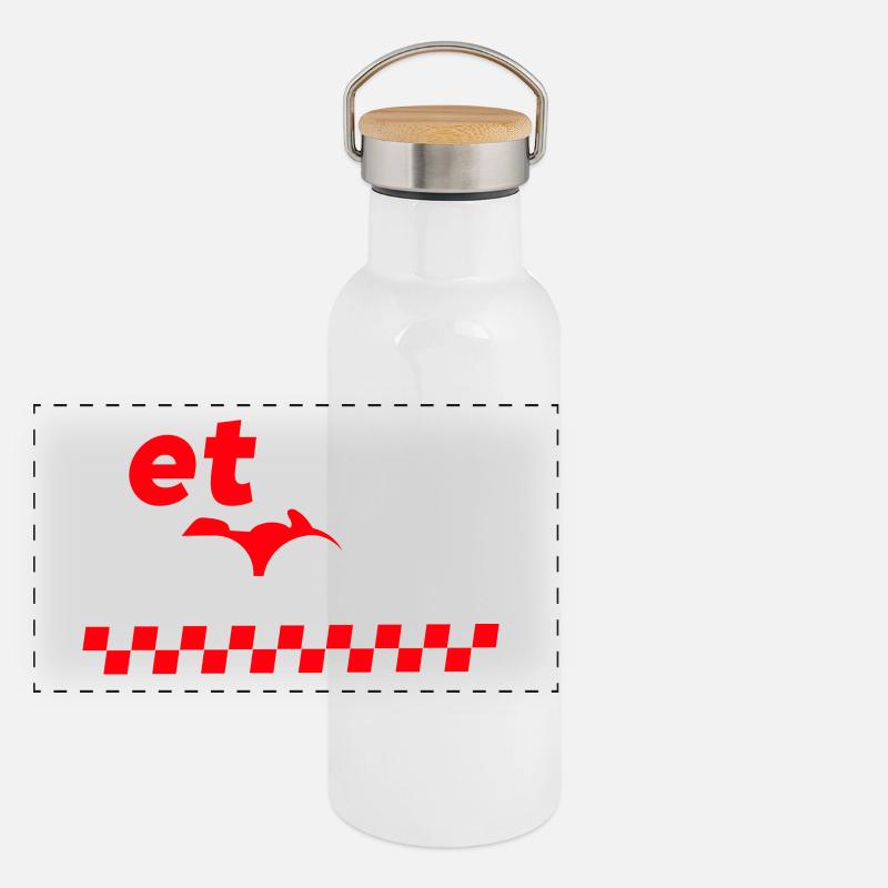 Et boom Gourde isotherme avec bouchon en bambou