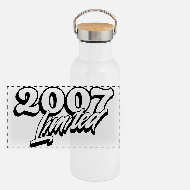 Édition limitée millésime 2007 Gourde isotherme avec bouchon en bambou