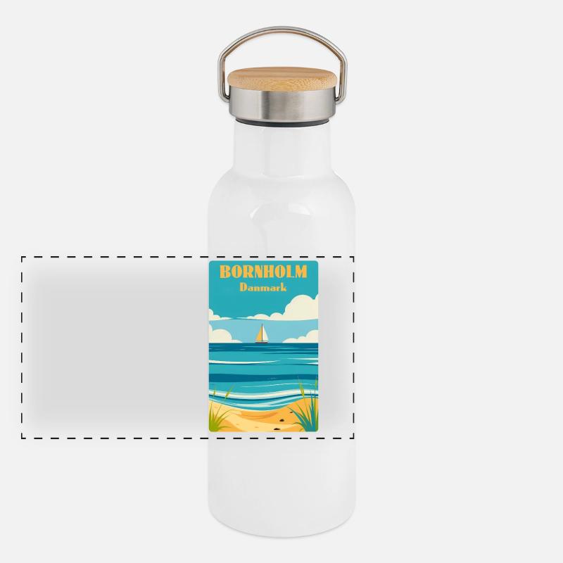 Bornholm Panoramic Thermal Bottle with Bamboo Lid