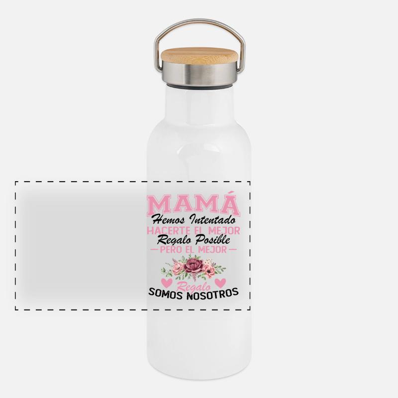 Mom but the best gift is us Panoramic Thermal Bottle with Bamboo Lid