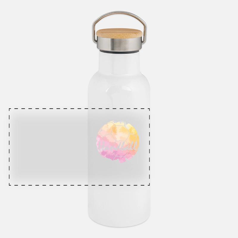 Handball is everything Panoramic Thermal Bottle with Bamboo Lid