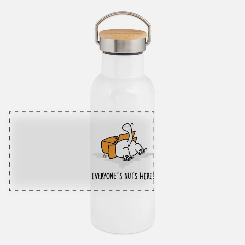 Erveryones nuts here - Everybody is crazy here! -Escape Panoramic Thermal Bottle with Bamboo Lid