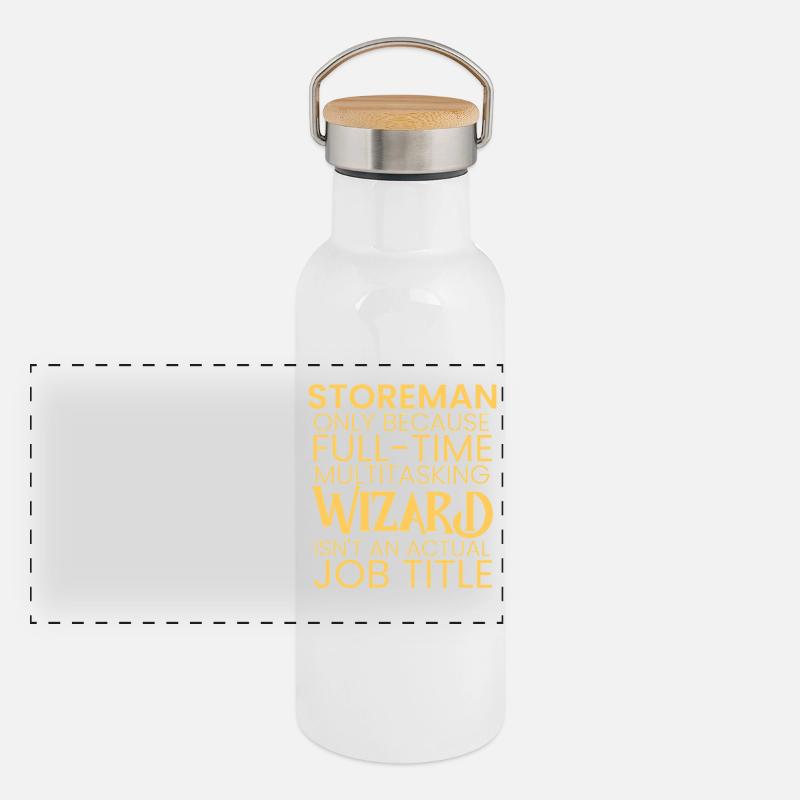Storeman multitasking Wizard Panoramic Thermal Bottle with Bamboo Lid
