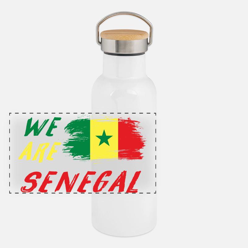 We are Senegal Panoramic Thermal Bottle with Bamboo Lid