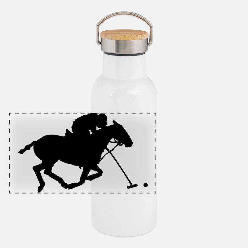 Polo Panoramic Thermal Bottle with Bamboo Lid