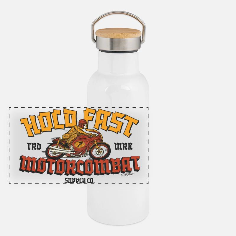 Hold Fast Panorama Thermosflasche mit Bambusdeckel