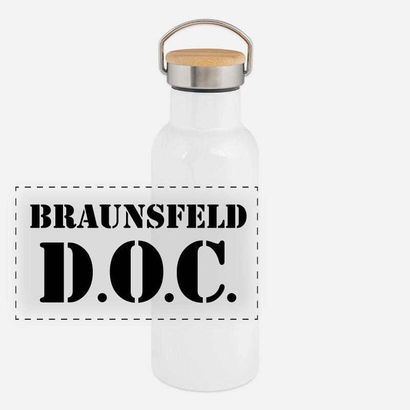 D.O.C. Braunsfeld Panorama Thermosflasche mit Bambusdeckel