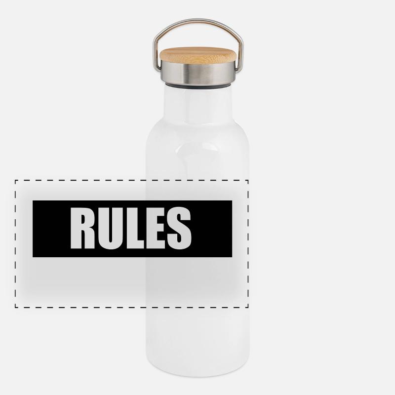 rules Panoramic Thermal Bottle with Bamboo Lid