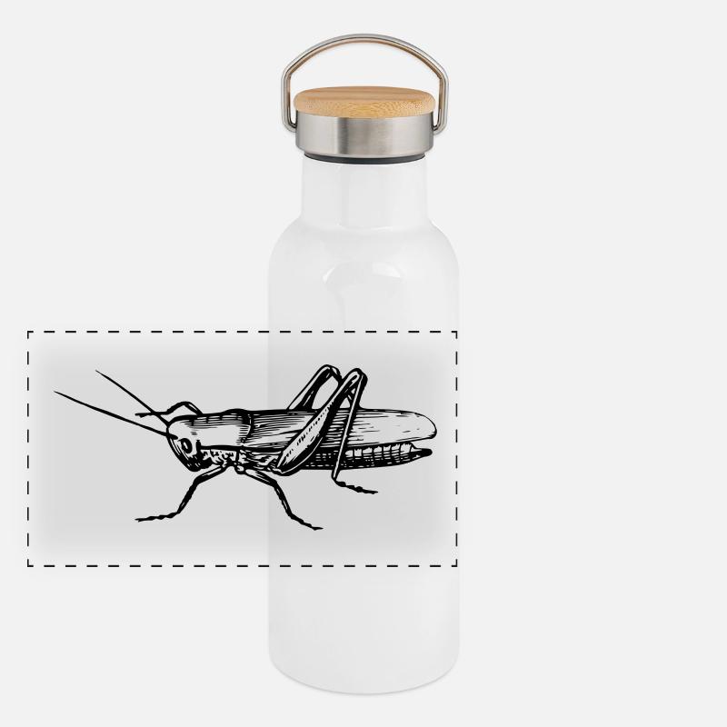 heusch 11 Panorama Thermosflasche mit Bambusdeckel