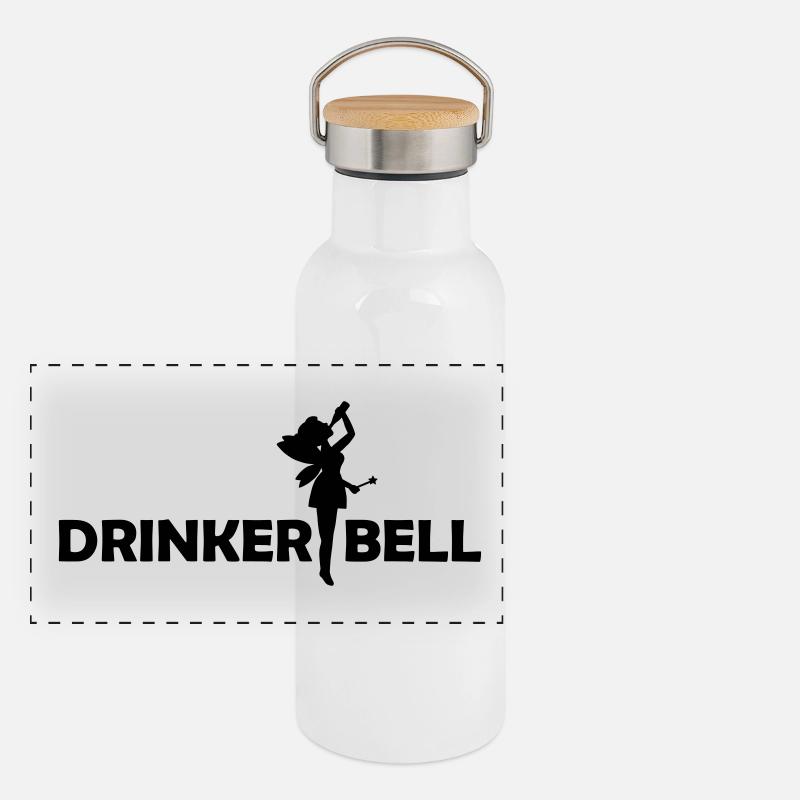 Panorama Thermosflasche mit Bambusdeckel