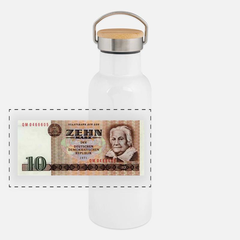 10 Marks of the GDR Panoramic Thermal Bottle with Bamboo Lid