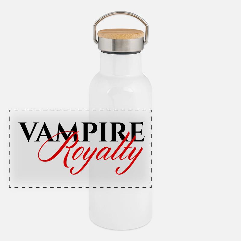 Fantastique / Vampire / Dracula: Vampire Droits Gourde isotherme avec bouchon en bambou