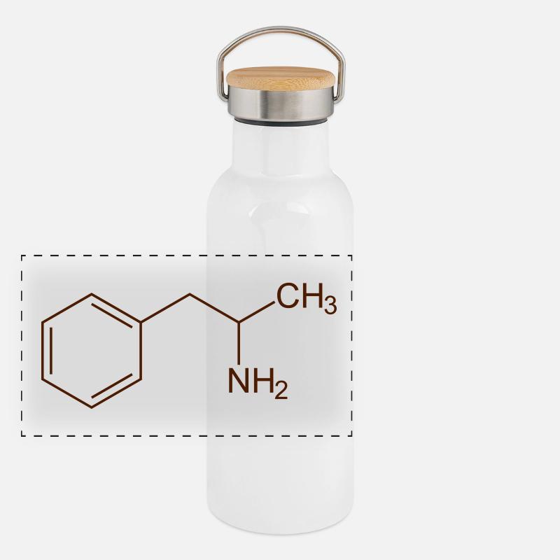 Panorama Thermosflasche mit Bambusdeckel