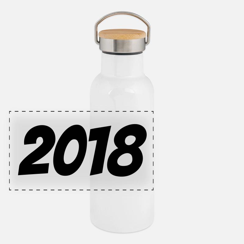 2018 Panoramic Thermal Bottle with Bamboo Lid