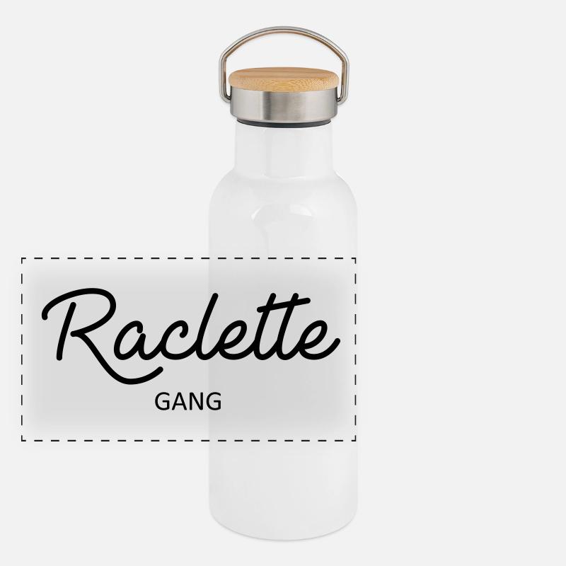 Bande Raclette Panorama Thermosflasche mit Bambusdeckel