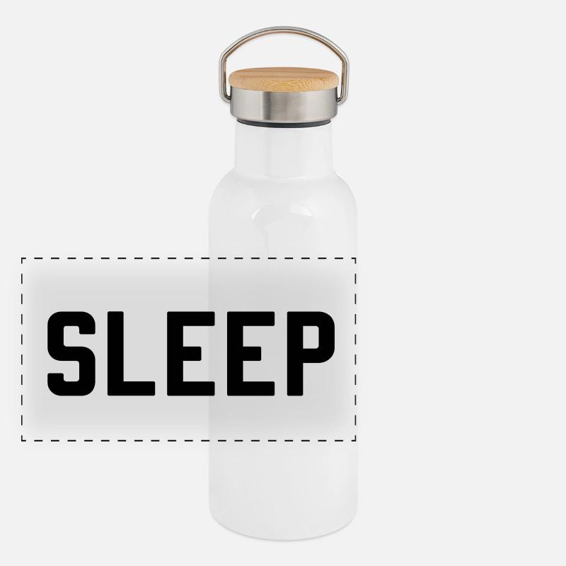 Schlaf Panorama Thermosflasche mit Bambusdeckel