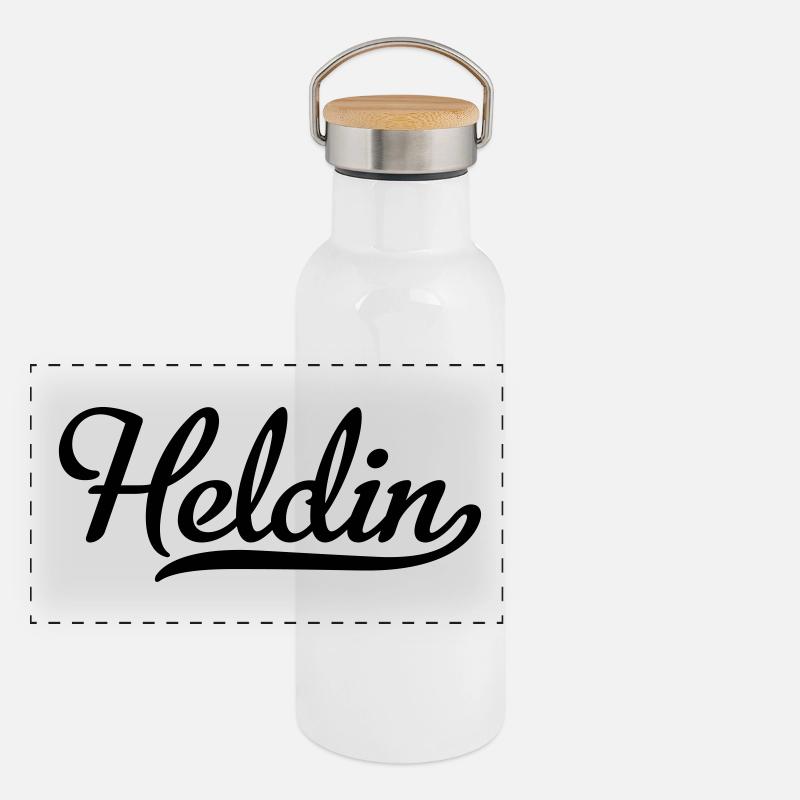 Heldin Panorama Thermosflasche mit Bambusdeckel